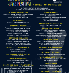 L’ItaCLUB Jazz Festival 2024 e la Giornata Nazionale dei Jazz Club